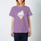 chiiis-chiiisのビションフリーゼ　フワモコちゃん スタンダードTシャツ