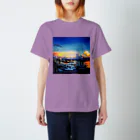 irinanchi_music☆の島の夕暮れ スタンダードTシャツ