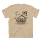 Too fool campers Shop!のT.F.CAMPER06 AXEGIRL(BK) スタンダードTシャツの裏面