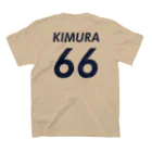 木村昇吾を応援しよう！のクリケット日本代表木村昇吾選手のロゴURL_02 スタンダードTシャツの裏面