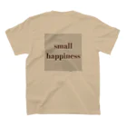 small happinessのsmall happiness スタンダードTシャツの裏面