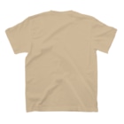ビールとアート TM-3 Designの偉人 × BEER（三人の音楽家）黒線画 Regular Fit T-Shirtの裏面