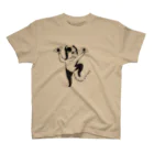 URSO DE BEBEのおどるアホウ　シロクロ Regular Fit T-Shirt