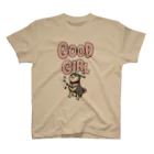 真希ナルセ（マキナル）のGOOD GIRL（黒柴） Regular Fit T-Shirt