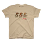 beagle meter the shopの3beagles #005 スタンダードTシャツ