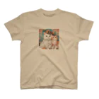 ruiruirの二匹の猫 スタンダードTシャツ