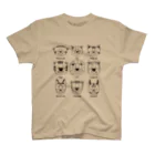 ねこじゃらしの北欧風の猫科動物 -scandinavian style feline- Regular Fit T-Shirt