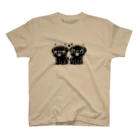 ブヒーズのtwin pug Regular Fit T-Shirt