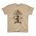 muneji_origamiのCLIMB BEAR（フロントプリント） Regular Fit T-Shirt