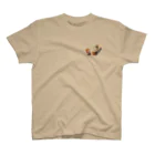 エレファント先生と虹色こどもたちのウサギちゃんとリスちゃんの森の音楽会 Regular Fit T-Shirt