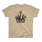 AKI-Cの王冠ロゴ・グレー Regular Fit T-Shirt