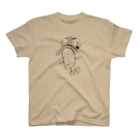 veilchenのBaby bird(黒線ver) スタンダードTシャツ