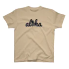 aloha_pineapple_hawaiiのaloha（star）018 navy Regular Fit T-Shirt