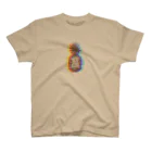 sunset Christmasのパイナップル Rainbow スタンダードTシャツ