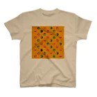 MOTU_Designの（小）スイカ 西瓜 Watermelon dot （イエロー） Regular Fit T-Shirt