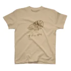 qqqqlmのオウムガイ 土色 Regular Fit T-Shirt