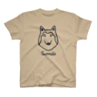 colori_animaliのオオカミのsumeshi スタンダードTシャツ