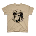 purring moreの熱海海岸モノクロ（Kanichi&Omiya） Regular Fit T-Shirt