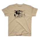 akane_art（茜音工房）のモノクロフラワー（野いちご） Regular Fit T-Shirt
