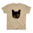 さび猫　サビニャックのお店のさび猫　サビニャック　かおだけ スタンダードTシャツ