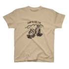 Too fool campers Shop!のCAMP IS FOR FUN01(黒文字) スタンダードTシャツ
