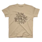 福モウフのぎゅうぎゅうウサギ（line） スタンダードTシャツ