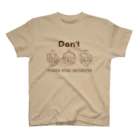 TOPECONHEROESのTHREE WISE MONKEYS GIGA スタンダードTシャツ