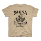 SAUNA JUNKIES | サウナジャンキーズのTRANCE REVOLUTION（黒プリント） Regular Fit T-Shirt