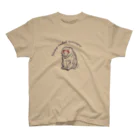 タイでサル調査！研究奮闘記【SUZURI支店】のStump-tailed (BL) Regular Fit T-Shirt