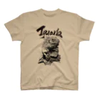 Pencil reptiles | 鉛筆の爬虫類達のグリーンイグアナ（題字あり） | Iguana iguana Regular Fit T-Shirt