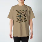 Tachimako/Mikaの川魚のカモフラ風 Regular Fit T-Shirt