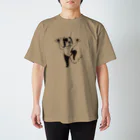 URSO DE BEBEのおどるアホウ　シロクロ Regular Fit T-Shirt