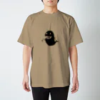 Bejopのオバケくん黒_1号 Regular Fit T-Shirt