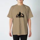 id-linkのアウトドア、登りたくなる山 スタンダードTシャツ