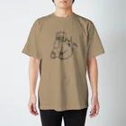 HARISEN CATの鮭に夢中　濃い色ver. Regular Fit T-Shirt