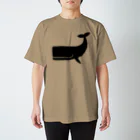 pitecanのしかくいクジラん スタンダードTシャツ