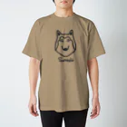 colori_animaliのオオカミのsumeshi スタンダードTシャツ