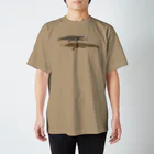 しまのなかまfromIRIOMOTEのAWZワニ（アリゲーター＆クロコダイル）（色文字） Regular Fit T-Shirt