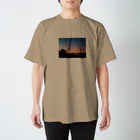 スキー場のゆきの〜夕焼けって、なんか複雑〜 Regular Fit T-Shirt