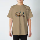 WAMI ARTの喜びに生きるタツ Regular Fit T-Shirt