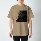 emrの波紋 (黒×背景なし) スタンダードTシャツ