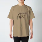 ペルあきの急須マン スタンダードTシャツ