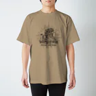 Too fool campers Shop!のW ENGINE03(黒文字) スタンダードTシャツ