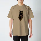 うちのぬん。のぬん 黒猫 どっちだ？ マンチカン Regular Fit T-Shirt