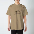 ue☆(ウイ）のハシビロコウのシューちゃんコケ掃除（モノクロ） Regular Fit T-Shirt