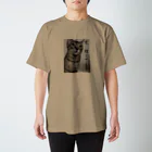 nekoinuitachi-kaori保護猫 TNRなどのおうちさがしねこ Regular Fit T-Shirt