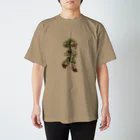 めめ郎のお花ぬいぐるみ人_背景なし Regular Fit T-Shirt