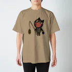 usa100の猫に小判 スタンダードTシャツ