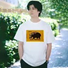 YS VINTAGE WORKSのチェコ　プラハ動物園　ヒッポ（カバ） Regular Fit T-Shirt