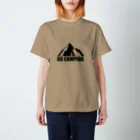 id-linkのアウトドア、登りたくなる山 スタンダードTシャツ